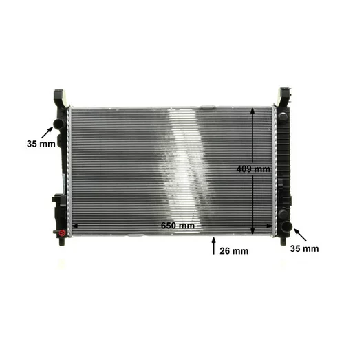 Chladič motora CR 781 000P /MAHLE/ - obr. 11