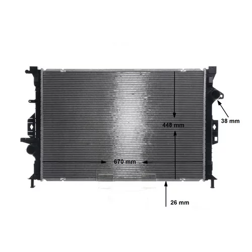 Chladič motora CR 815 000S /MAHLE/ - obr. 10
