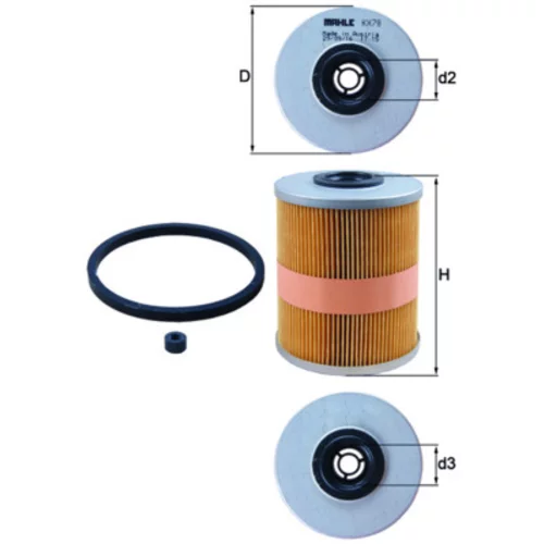 Palivový filter MAHLE KX 78D