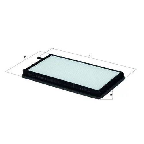 Filter vnútorného priestoru LA 80 /MAHLE/ - obr. 1