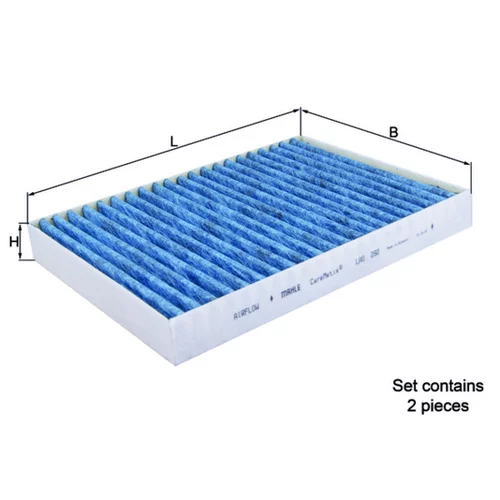 Filter vnútorného priestoru LAO 292/S /MAHLE/ - obr. 2