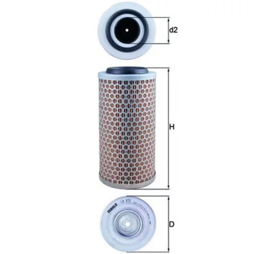 Vzduchový filter MAHLE LX 272