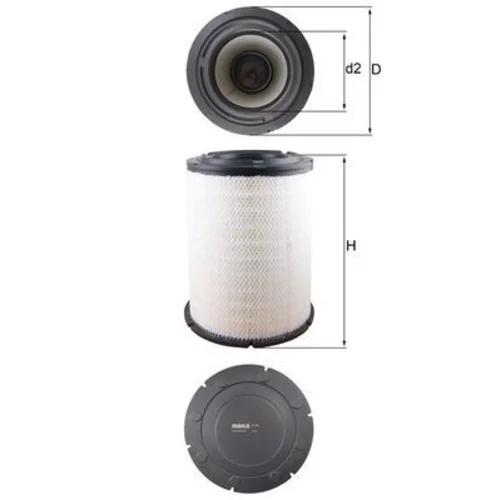 Vzduchový filter MAHLE LX 4139