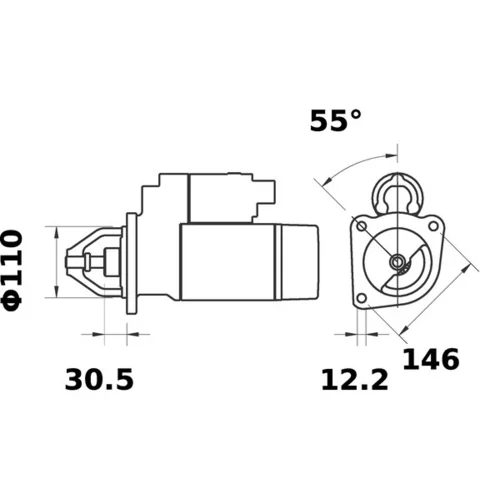Štartér MS 78 /MAHLE/ - obr. 4