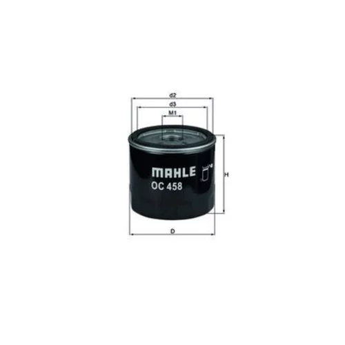 Olejový filter OC 458 /MAHLE/ - obr. 2