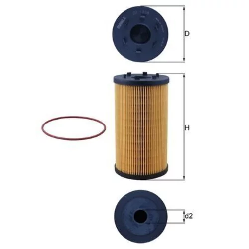 Olejový filter MAHLE OX 1306D