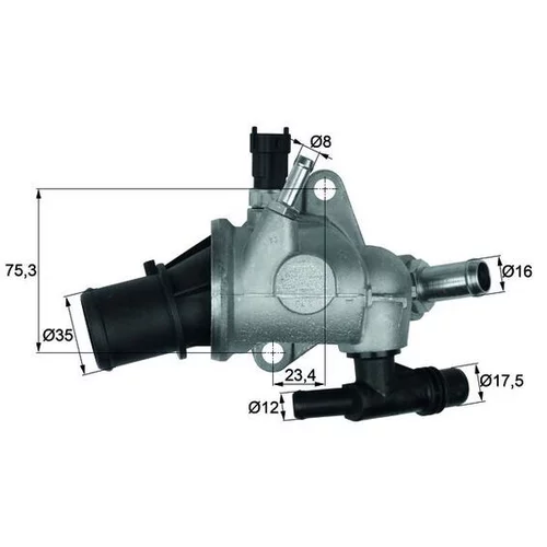 Termostat chladenia TI 142 83 /MAHLE/ - obr. 2