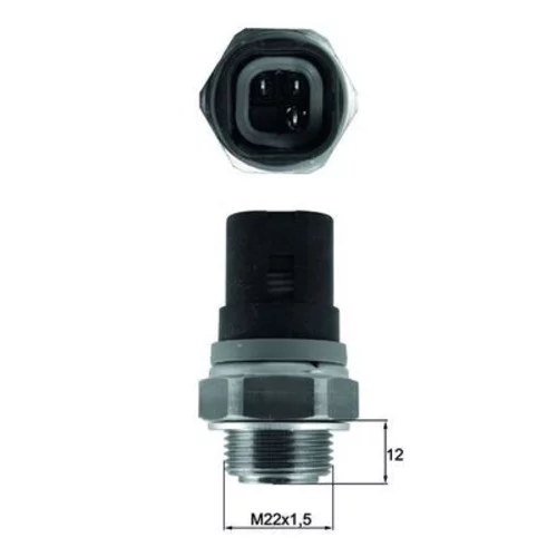 Teplotný spínač ventilátora chladenia MAHLE TSW 67