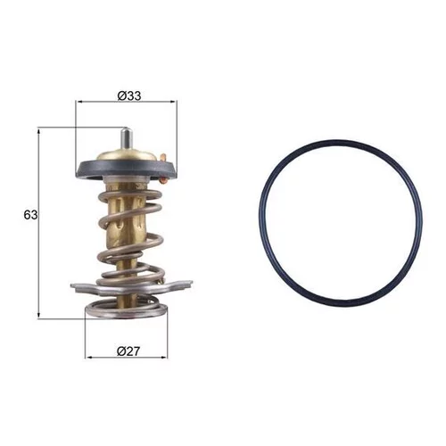 Termostat chladenia TX 264 82D /MAHLE/ - obr. 2