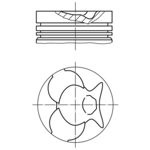 Piest 001 33 10 /MAHLE/ - obr. 1