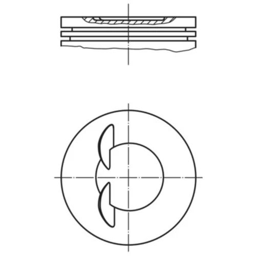 Piest 001 97 01 /MAHLE/ - obr. 1