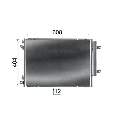 Kondenzátor klimatizácie AC 1025 000S /MAHLE/ - obr. 9