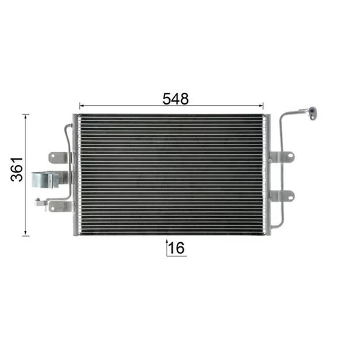 Kondenzátor klimatizácie AC 228 000P /MAHLE/ - obr. 10