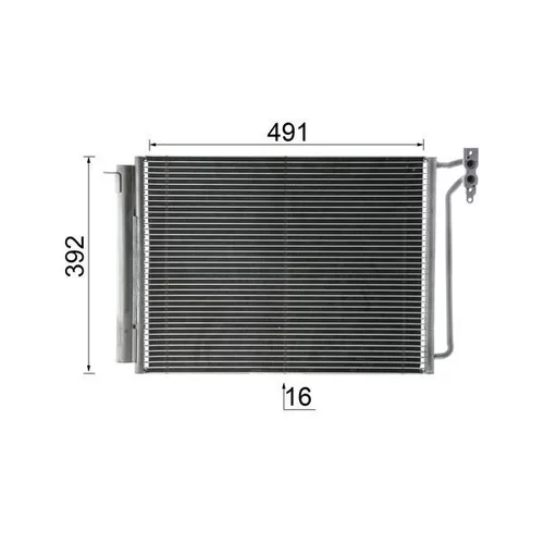 Kondenzátor klimatizácie AC 311 000P /MAHLE/ - obr. 10