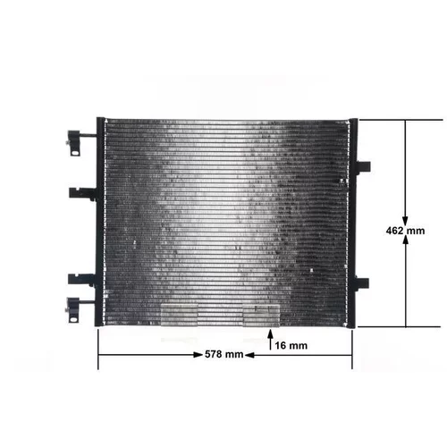Kondenzátor klimatizácie AC 708 000S /MAHLE/ - obr. 11
