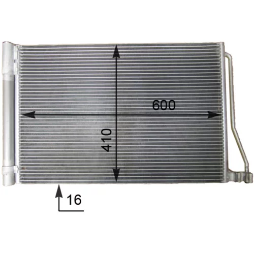 Kondenzátor klimatizácie AC 781 000S /MAHLE/ - obr. 4