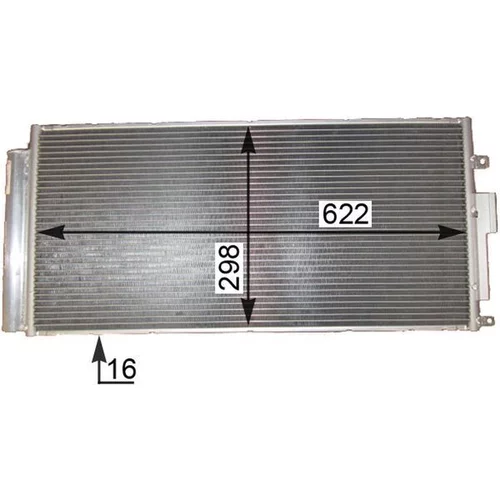 Kondenzátor klimatizácie AC 839 000P /MAHLE/ - obr. 3