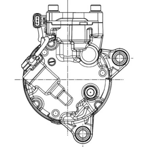 Kompresor klimatizácie ACP 600 000P /MAHLE/ - obr. 4