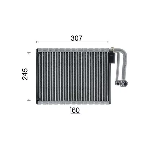 Výparník klimatizácie AE 104 000P /MAHLE/ - obr. 14