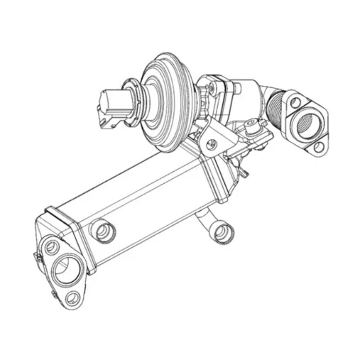 Chladič pre recirkuláciu plynov CE 8 000P /MAHLE/ - obr. 1