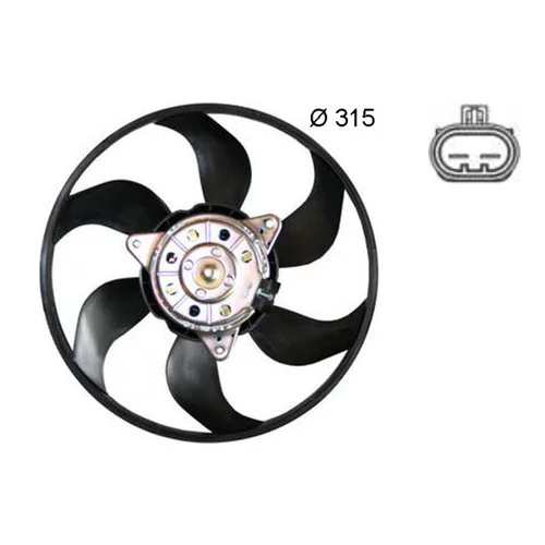 Ventilátor chladenia motora CFF 382 000S /MAHLE/ - obr. 1