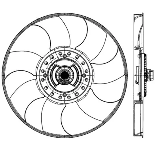 Ventilátor chladenia motora CFF 489 000P /MAHLE/ - obr. 3