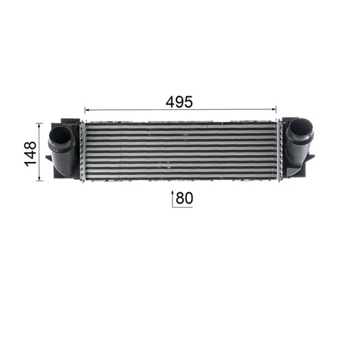 Chladič plniaceho vzduchu CI 149 000P /MAHLE/ - obr. 9