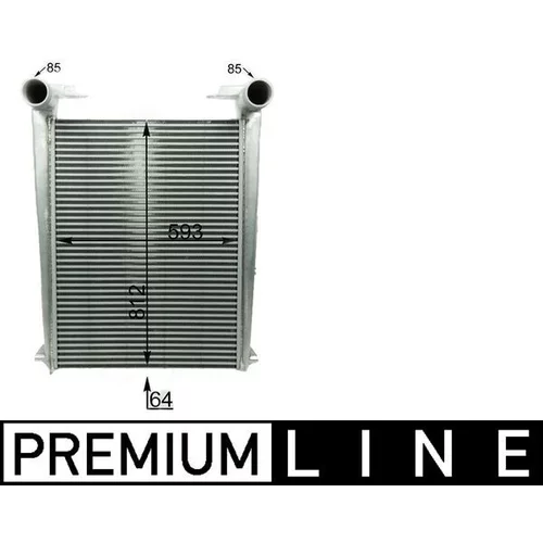 Chladič plniaceho vzduchu MAHLE CI 44 000P
