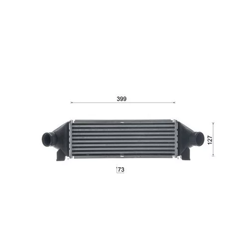 Chladič plniaceho vzduchu CI 689 000S /MAHLE/ - obr. 9