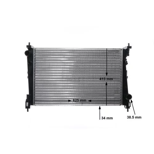 Chladič motora CR 1112 000S /MAHLE/ - obr. 1