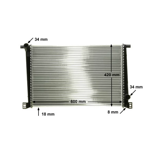 Chladič motora CR 1123 000P /MAHLE/ - obr. 11