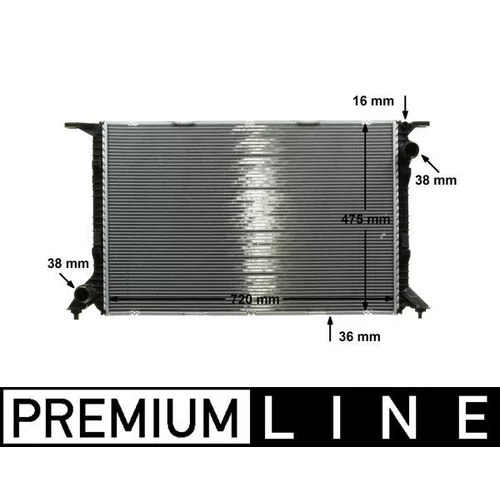 Chladič motora CR 1132 000P /MAHLE/ - obr. 11