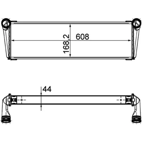 Chladič motora CR 1195 000P /MAHLE/ - obr. 1