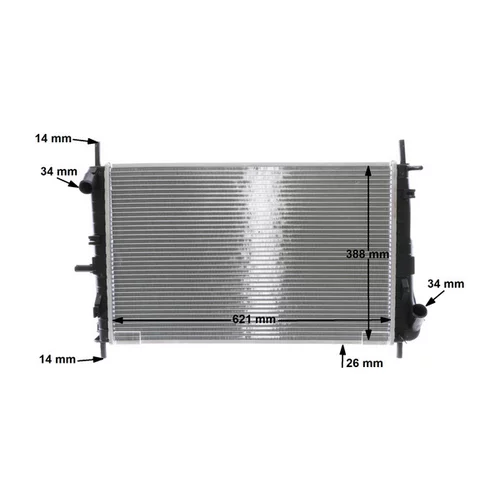 Chladič motora CR 1347 000S /MAHLE/ - obr. 17