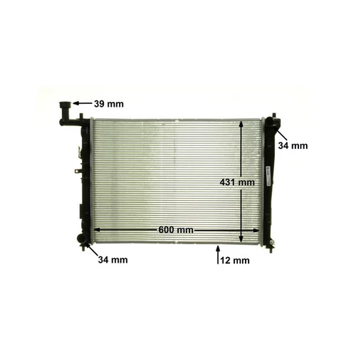 Chladič motora CR 1366 000P /MAHLE/ - obr. 15