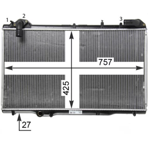 Chladič motora CR 1503 000P /MAHLE/ - obr. 13