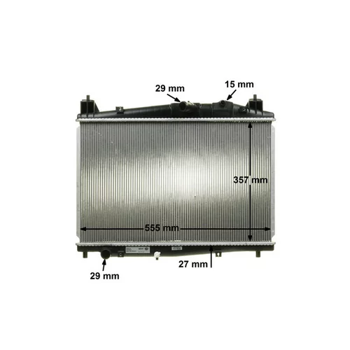 Chladič motora CR 1887 000S /MAHLE/ - obr. 15
