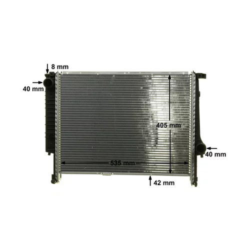 Chladič motora CR 277 000P /MAHLE/ - obr. 16