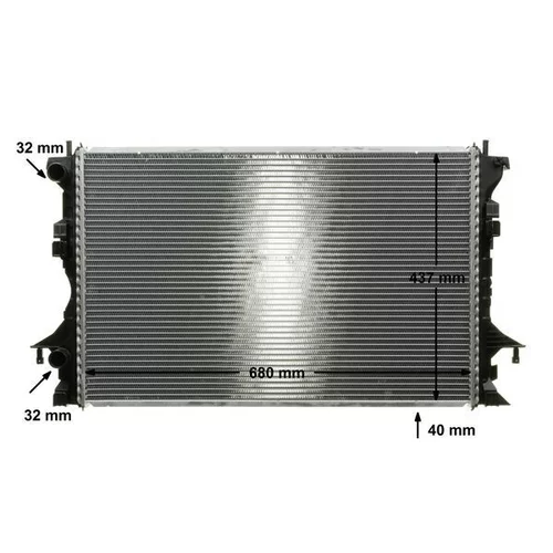 Chladič motora CR 462 000P /MAHLE/ - obr. 9