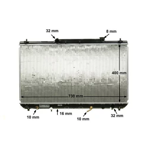 Chladič motora CR 548 000S /MAHLE/ - obr. 9