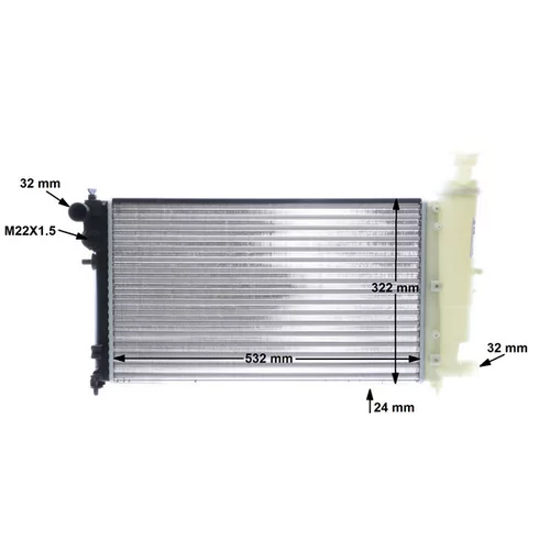 Chladič motora CR 612 000S /MAHLE/ - obr. 11
