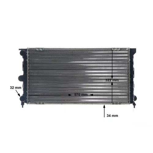 Chladič motora CR 737 000S /MAHLE/ - obr. 11