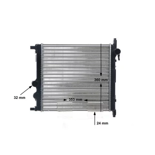Chladič motora CR 831 001S /MAHLE/ - obr. 17