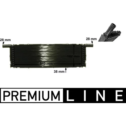 Chladič motora MAHLE CR 89 000P