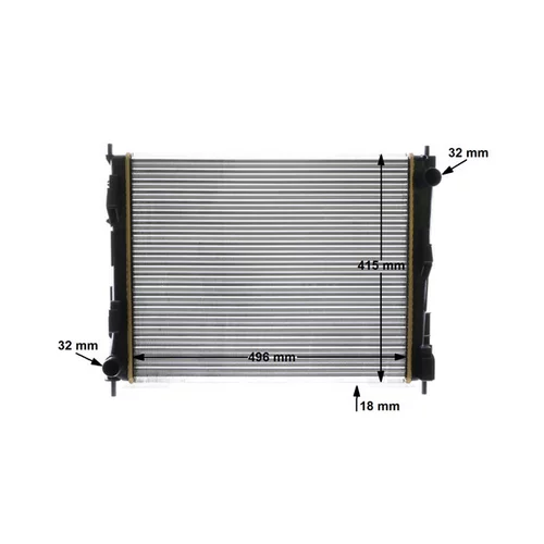 Chladič motora CR 924 000S /MAHLE/ - obr. 11