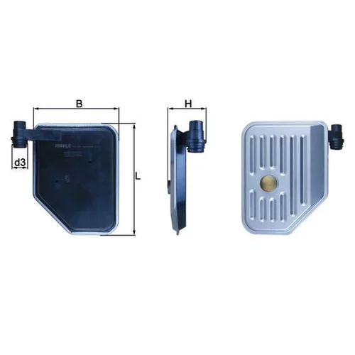 Hydraulický filter automatickej prevodovky MAHLE HX 156