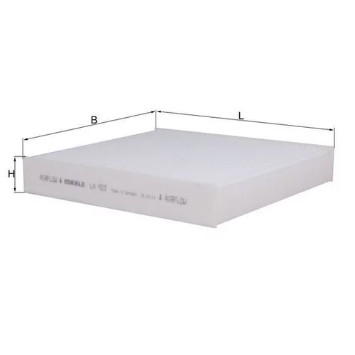 Filter vnútorného priestoru LA 923 /MAHLE/ - obr. 1