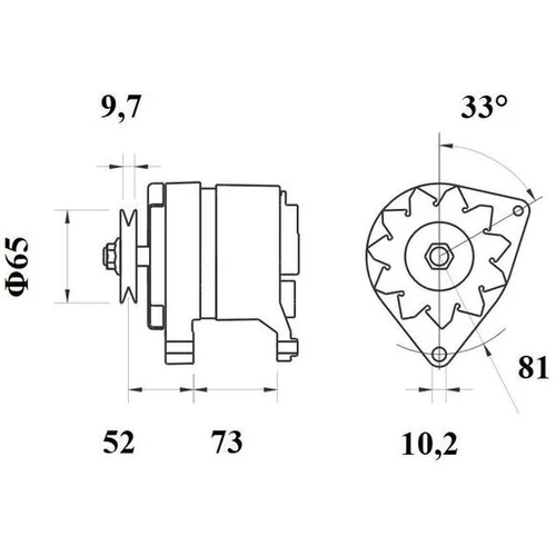 Alternátor MG 535 /MAHLE/ - obr. 1