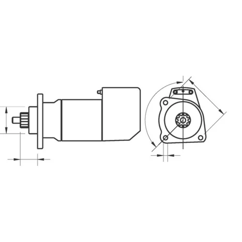 Štartér MS 669 /MAHLE/ - obr. 1