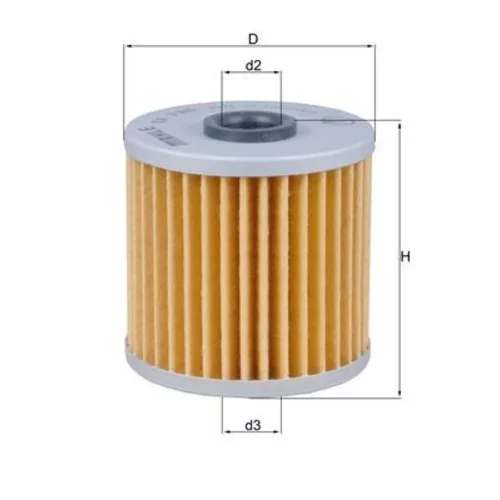 Olejový filter OX 796 /MAHLE/ - obr. 2